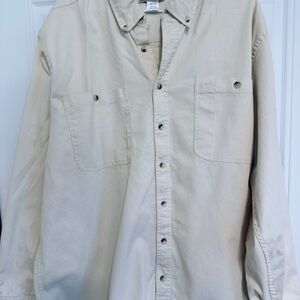 Cream Button-Up Shirt